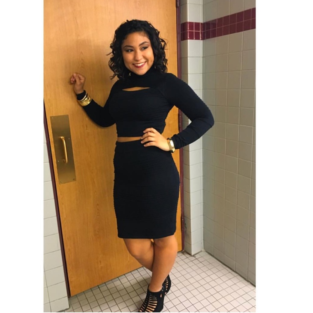 Two piece dress worn once